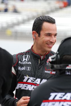Helio Castroneves. Courtesy of IZOD IndyCar.